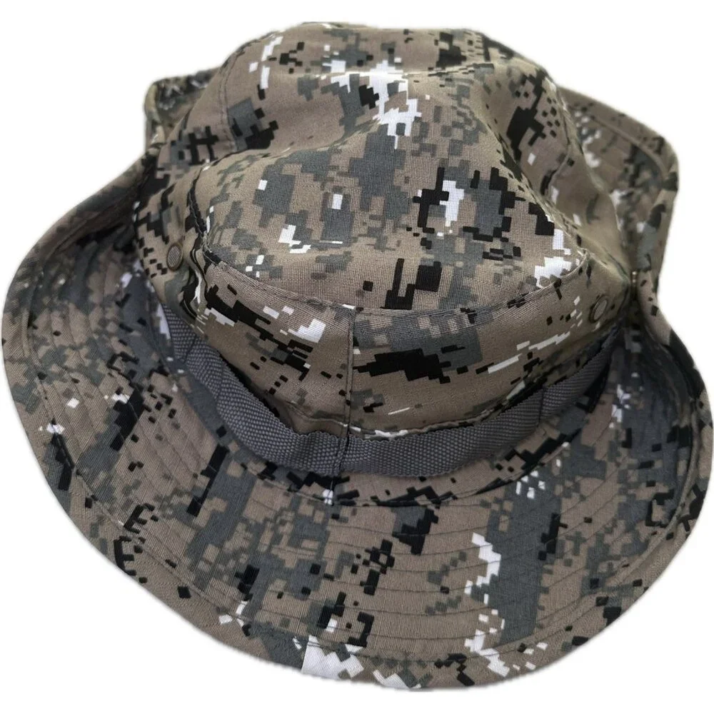 Military Jungle Type II Digital Camo Hat Size Large Muxin Camping Fishing